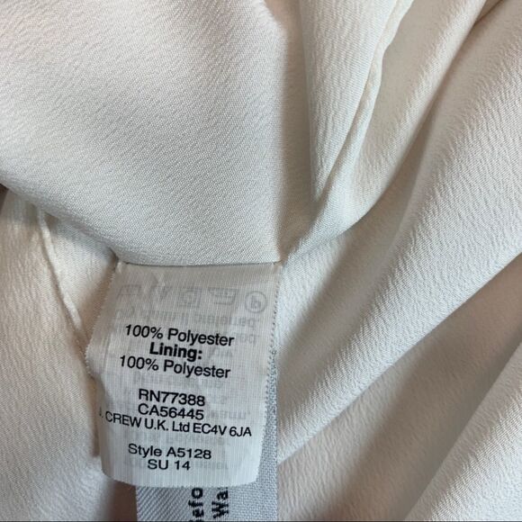 J.CREW White lined skirt Sz 12 - Picture 6 of 9